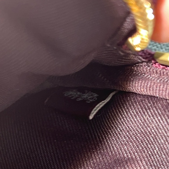 Coach Crystal Border Rivets Crossbody Clutch in Pebble Leather - Picture 9 of 14